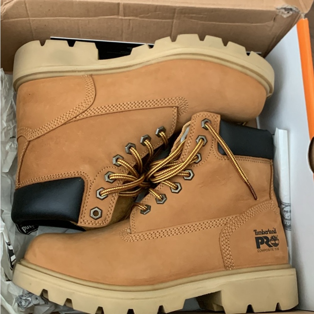 Timberland PRO Men’s Workboot Size 4.5 women’s 6 work boots composite toe
